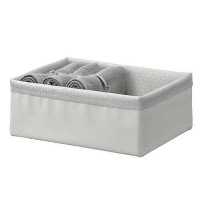 BAXNA Organiser, grey/white, 20x26x10 cm