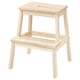 BEKVÄM Step stool, aspen, 50 cm