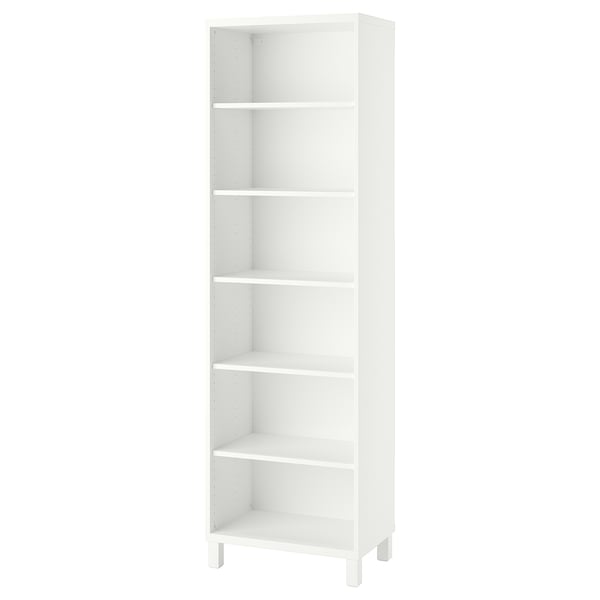 BESTÅ Shelving unit, with 5 shelves/white, 60x40x202 cm