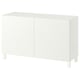 BESTÅ Storage combination with doors, white Förvaltare/Stubbarp white, 120x42x74 cm