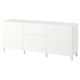 BESTÅ Storage combination with drawers, Förvaltare white/Stubbarp white, 180x42x74 cm