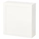 BESTÅ Wall-mounted cabinet combination, white/Hanviken white, 60x22x64 cm