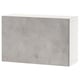 A BESTÅ storage unit in grey with a rectangular shape and smooth finish.