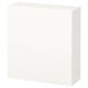 BESTÅ Wall-mounted cabinet combination, white/Lappviken white, 60x22x64 cm