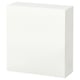 BESTÅ Wall-mounted cabinet combination, white/Laxviken white, 60x22x64 cm