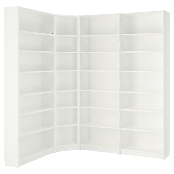 BILLY Bookcase corner comb w ext units