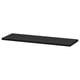 BILLY Shelf, black oak effect, 76x26 cm