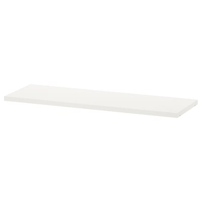 BILLY Shelf, white, 76x26 cm