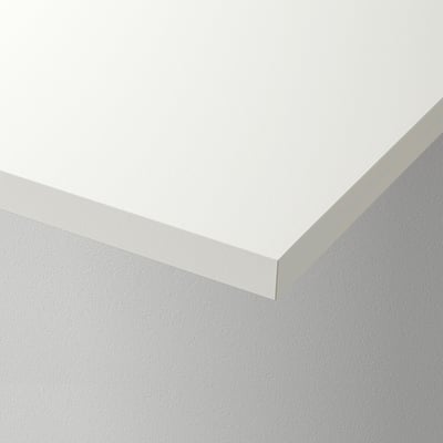 BURHULT Shelf, white, 59x20 cm