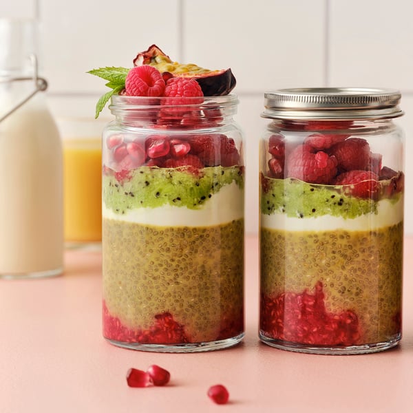 CITRONHAJ Spice jar, clear glass/stainless steel, 35 cl