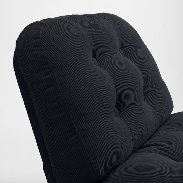 DYVLINGE Swivel easy chair, Kelinge black