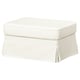 EKTORP Cover for footstool, Blekinge white
