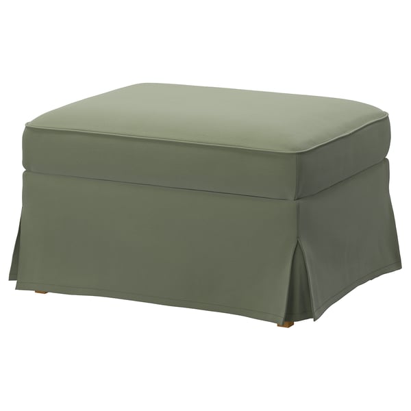 EKTORP Cover for footstool, Hakebo grey-green