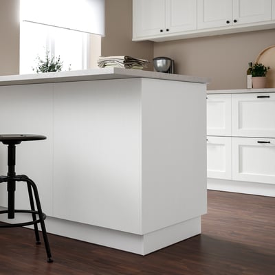 ENKÖPING Cover panel, white wood effect, 91.4x243.8 cm