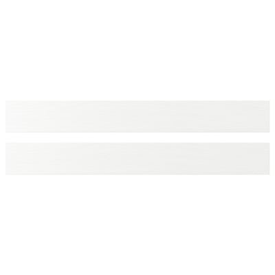 ENKÖPING white cabinet doors. Simple, clean design. Made of fibreboard and plastic.