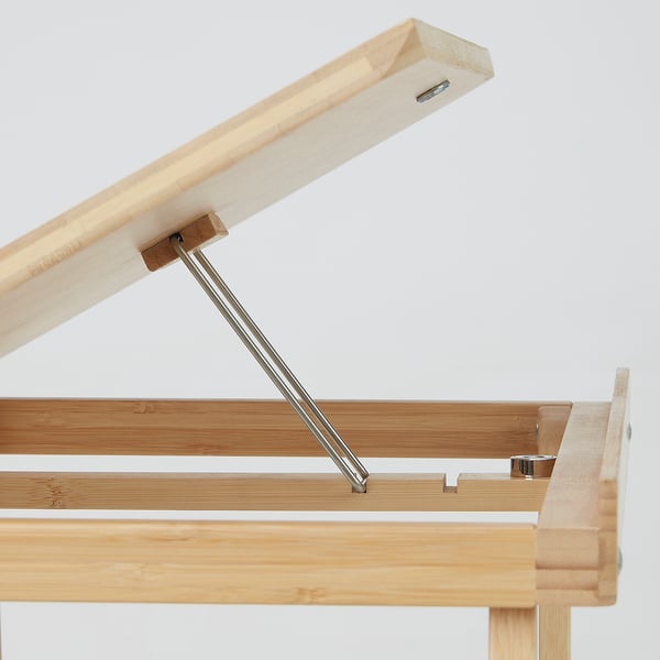 FELFRITT Laptop/bed tray, bamboo, 58x32x27 cm
