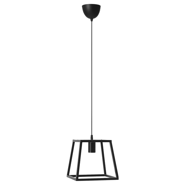 FELSISK Pendant lamp, black, 25 cm