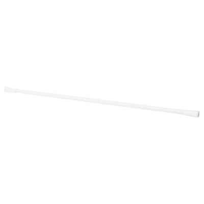 FJÄDRANDE Curtain rod, white, 70-120 cm