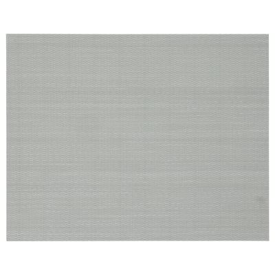 FLYGFISK Place mat, light green, 38x30 cm