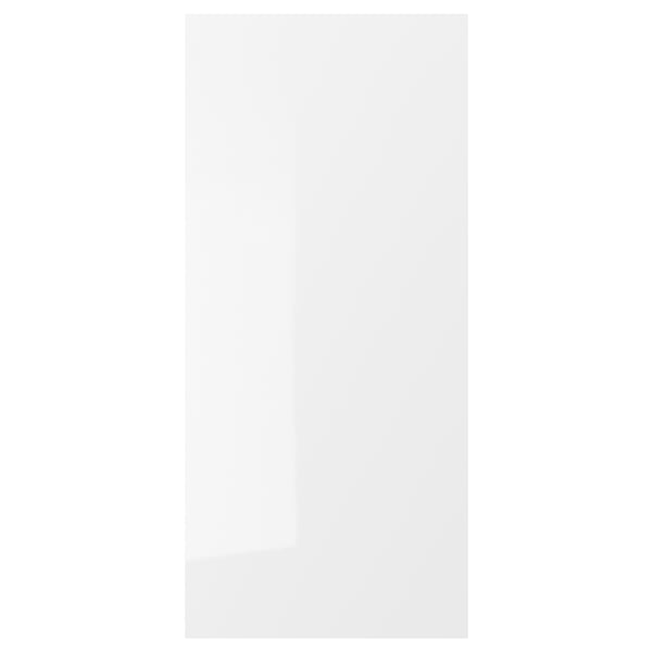 FÖRBÄTTRA Cover panel, high-gloss white, 39x86 cm