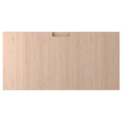 FRÖJERED bamboo kitchen drawer front, natural colour, rectangular shape, clean design.