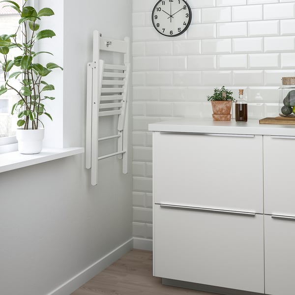 FRÖSVI Folding chair, white