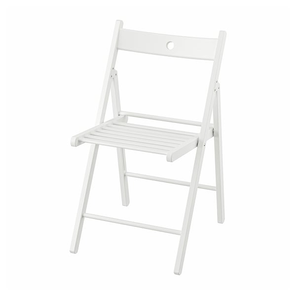 FRÖSVI Folding chair, white