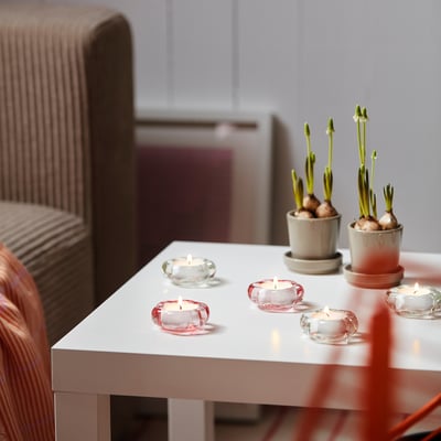 GLIMMA Unscented tealight, 4 hr