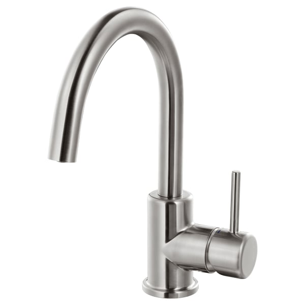 GLYPEN Kitchen mixer tap, stainless steel effect