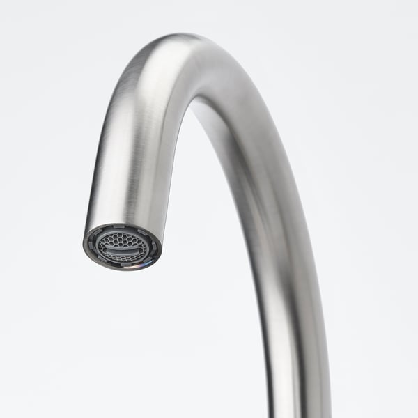 GLYPEN Kitchen mixer tap, stainless steel effect