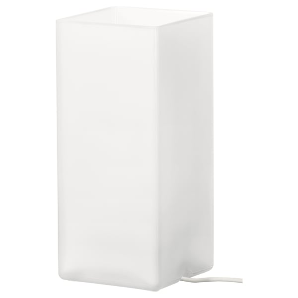 GRÖNÖ Table lamp, frosted glass white, 22 cm