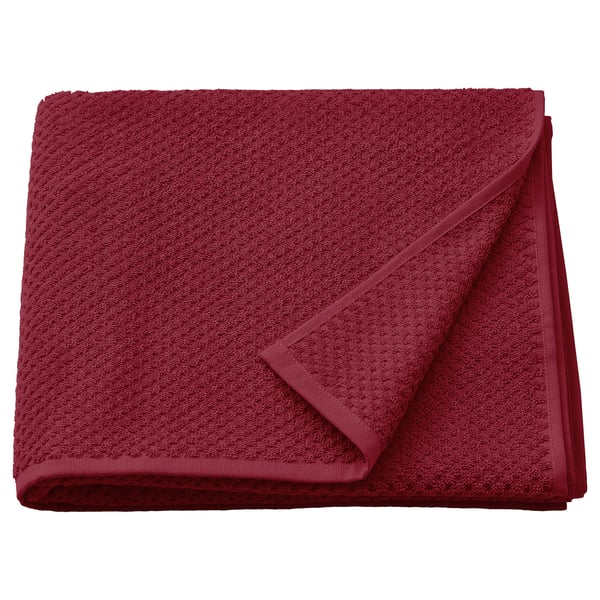 GULVIAL Bath towel, deep red, 70x140 cm
