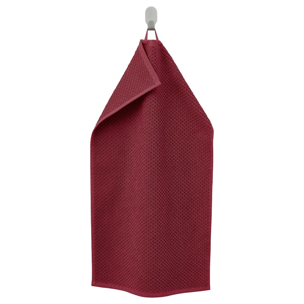 GULVIAL Hand towel, deep red, 40x70 cm