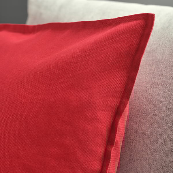 GURLI Cushion cover, red, 50x50 cm