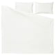 White percale bedding set
