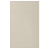 Beige HAVSTORP cabinet fronts, smooth, rectangular, lacquered fiberboard.