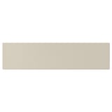 HAVSTORP beige smooth cabinet front, rectangular, modern design.