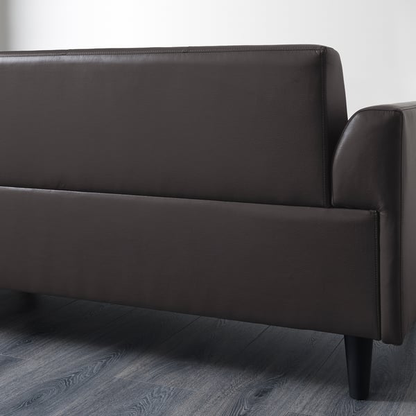 HEMLINGBY Two-seat sofa, Bomstad dark brown