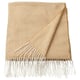 HOLMVI Throw, beige-yellow, 120x160 cm