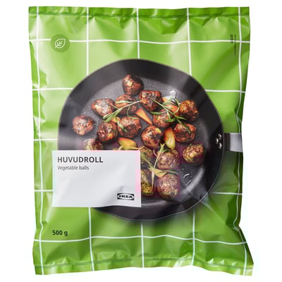 HUVUDROLL Vegetable balls, frozen, 500 g