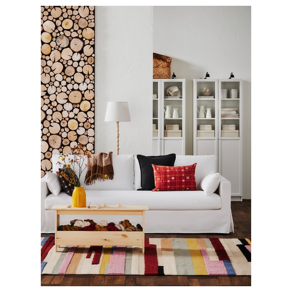 HYLTARP 3-seat sofa, Hallarp white