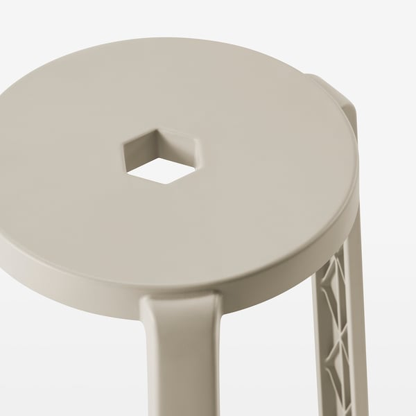 IBBARBO Stool, beige