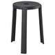 IBBARBO Stool, dark grey
