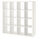 KALLAX Shelving unit, white, 147x147 cm