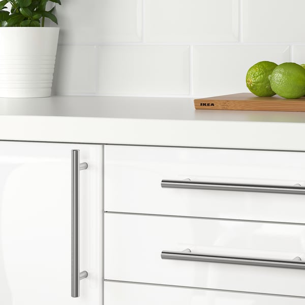 KALLRÖR Handle, stainless steel, 213 mm