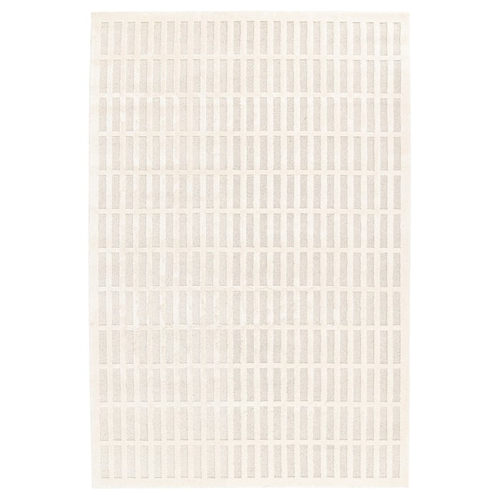 KANARIEPALM rug, low pile, off-white, 200x300 cm