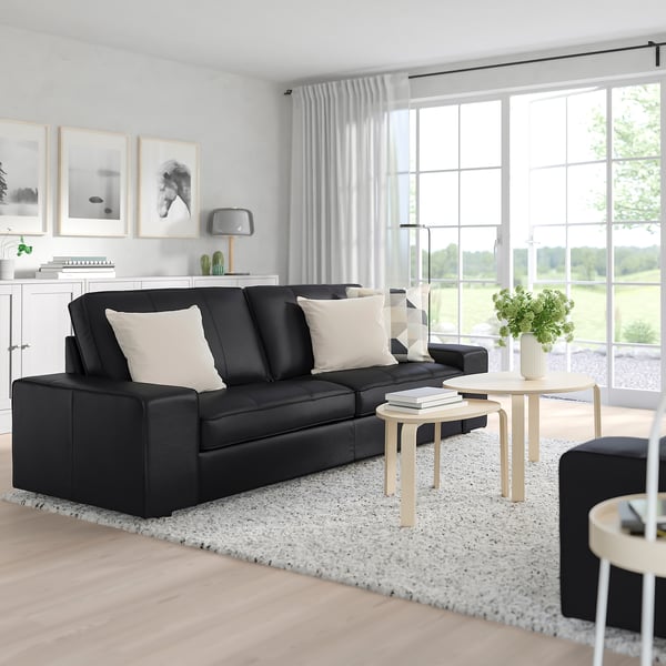 KIVIK 3-seat sofa, Grann/Bomstad black