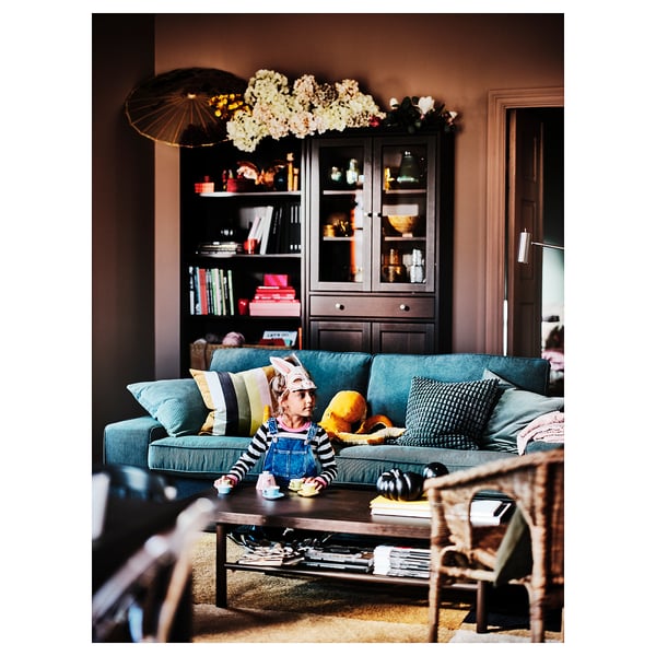 KIVIK 3-seat sofa, Kelinge grey-turquoise