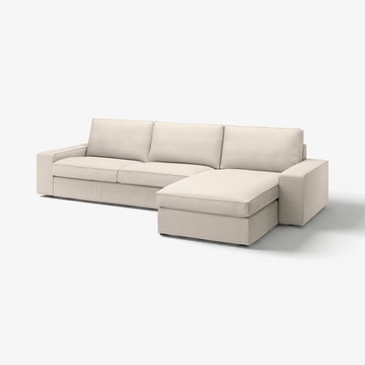 KIVIK 4-seat sofa with chaise longue