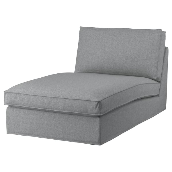 KIVIK Chaise longue, Tibbleby beige/grey